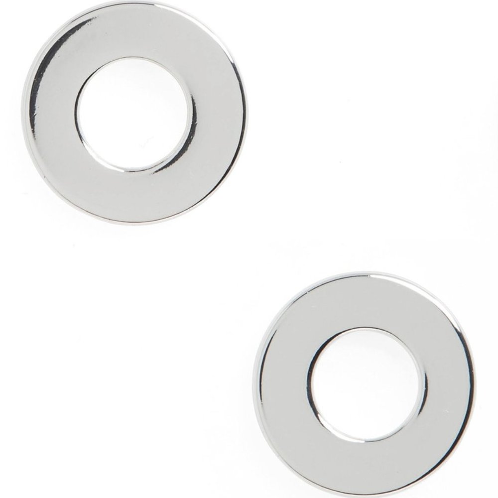 Gorjana Silver Jagger Cutout Circle Earrings -$35